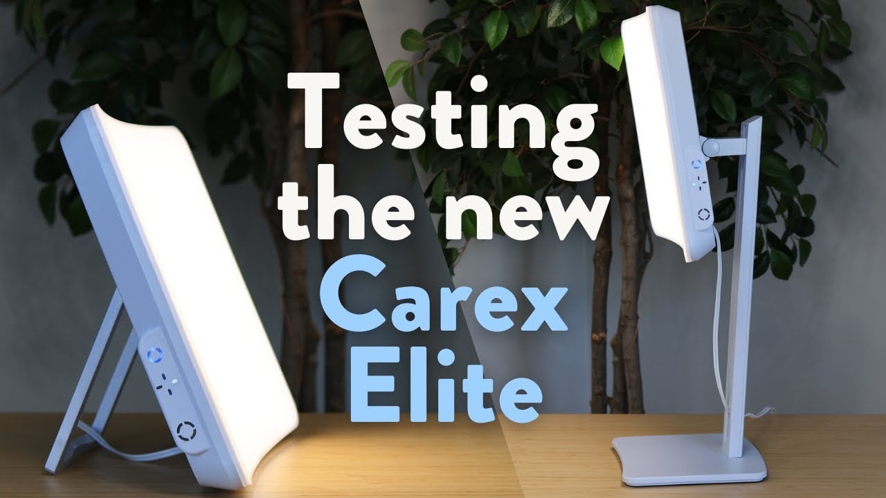 Testing the Carex Elite SAD Lamp. One of My New Favorites!