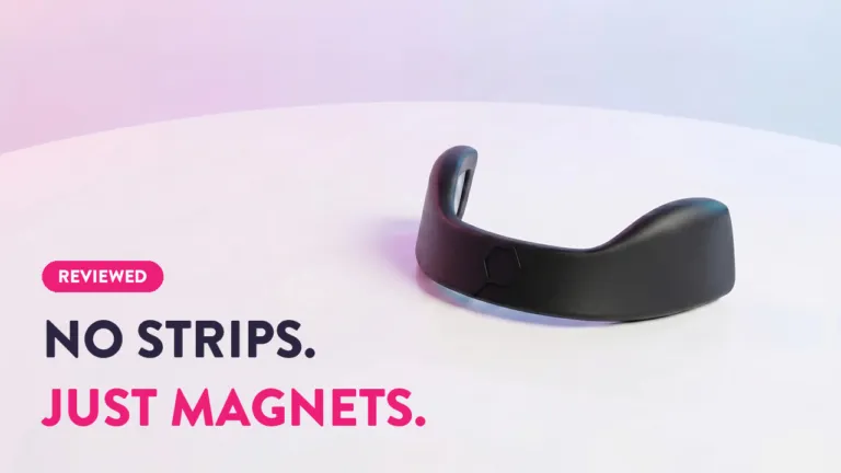 Magnetic anti-snoring mouthpiece reviewed — no nasal strips needed, just magnets for better sleep