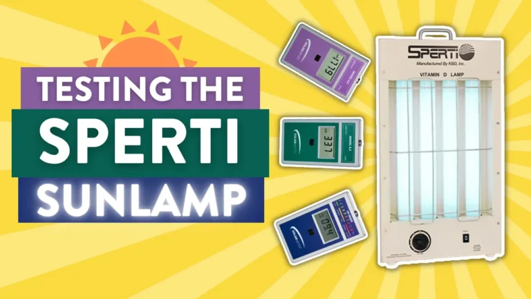 Testing the Sperti Vitamin D Sun Lamp: It Works!