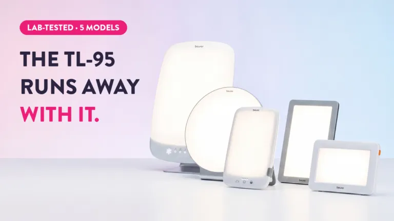 Beurer TL-95 light therapy lamp wins lab-tested comparison of 5 SAD light therapy models