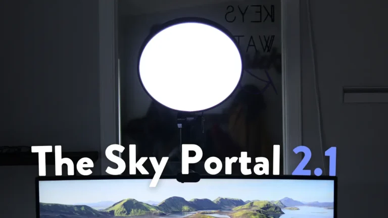 Testing the Chroma Sky Portal 2.1 SAD Light Therapy Lamp