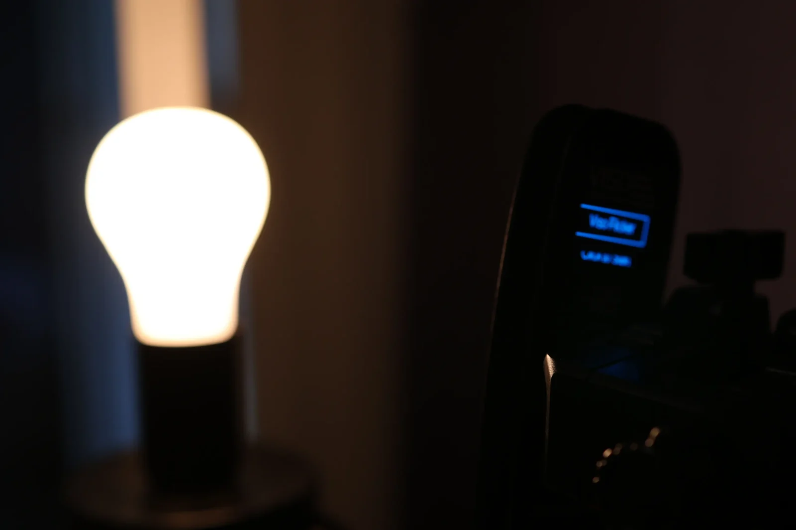flicker testing the bedtime bulb