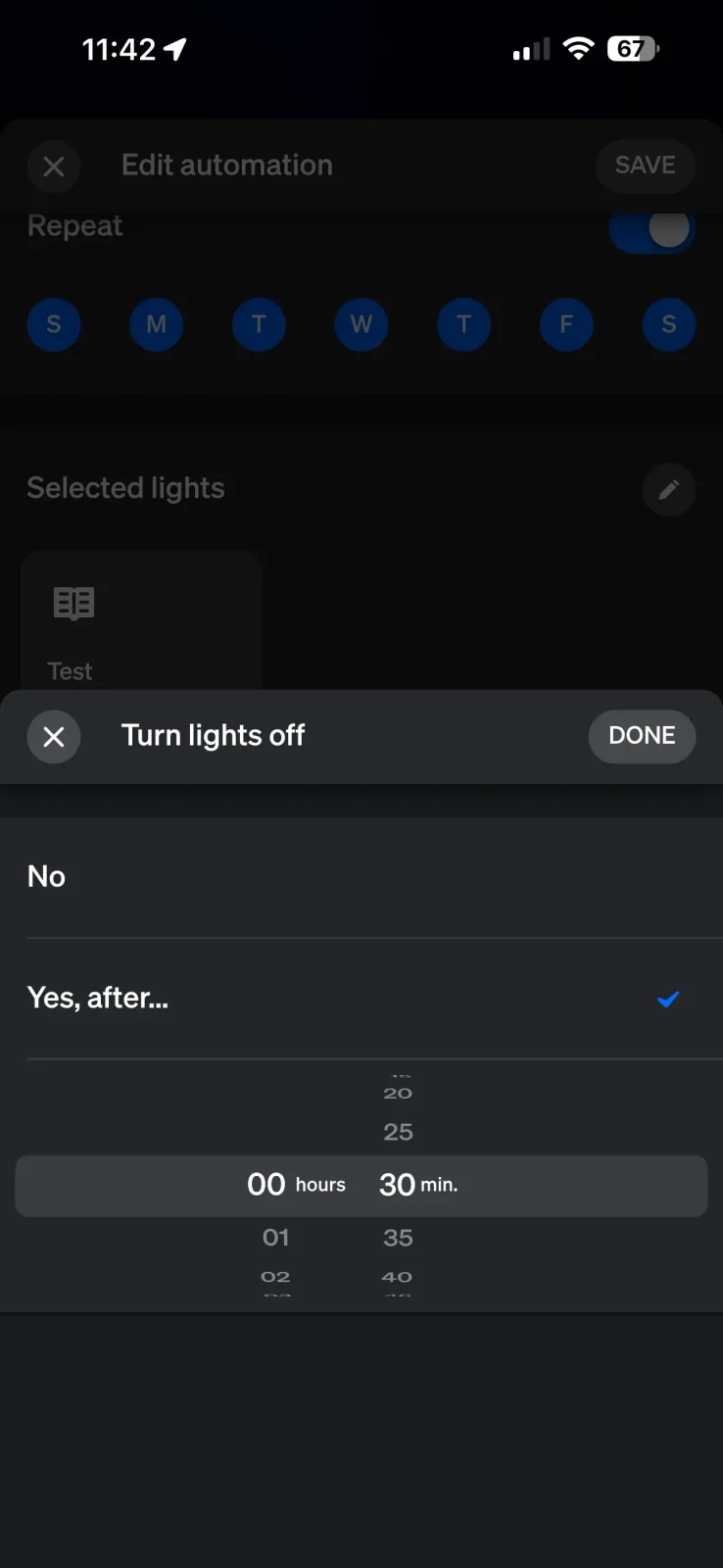 philips hue sunrise light turn off settings with hub