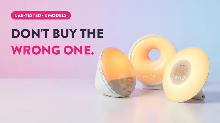 Three Philips wake-up light alarm clocks lab-tested comparison review — don't buy the wrong one